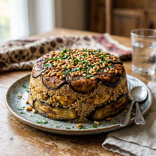 مقلوبة باذنجان